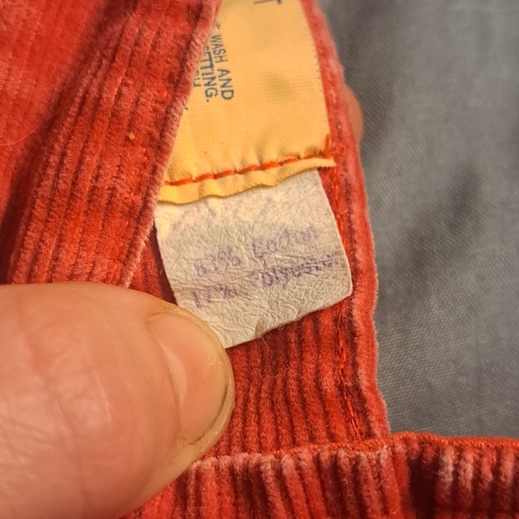 Carter's vintage red Corduroy dress 3t🌹❤️🎄 - Picture 3 of 5